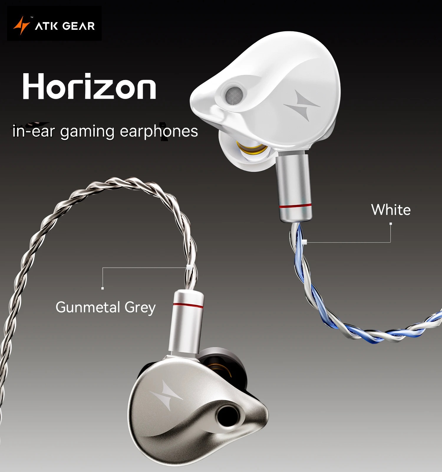 Wired Earphone Mic - ATK Horizon In Ear Hifi Earphones