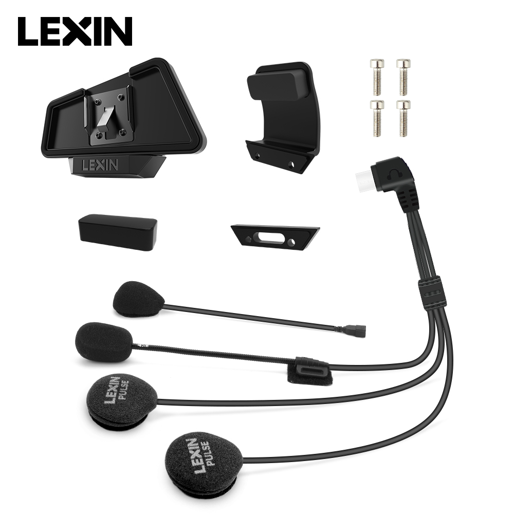 Noise Cancelling Headphone - LEXIN-MeshCom mesh intercom 40MM headset&clip, headphones