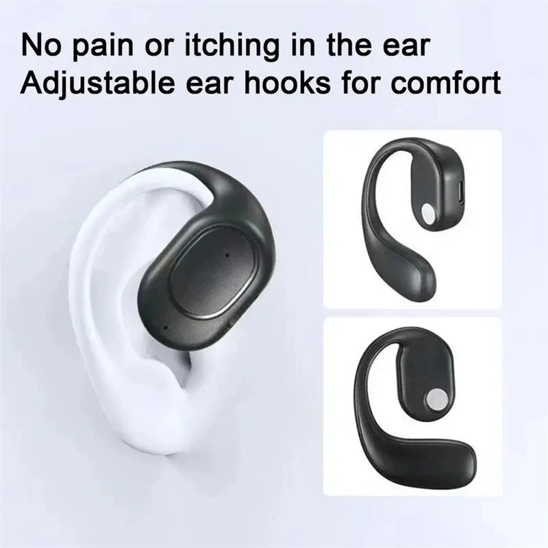 Wireless One Ear Hook Headphon - Bluetooth Headset On Ear ulasan dan harga