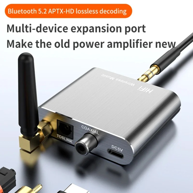 QCC 5.2 Bluetooth Audio Receiv - Bluetooth Adapter Receiver ulasan dan harga