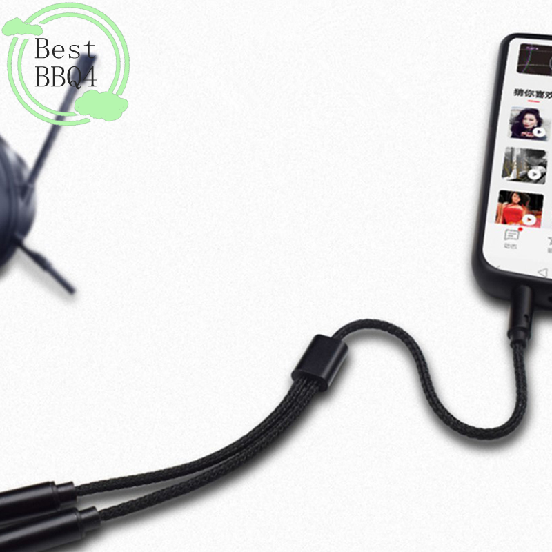 (BBQ4)AUX Cable Jack 3.5MM Aud - Earphone Splitter Jack ulasan dan harga