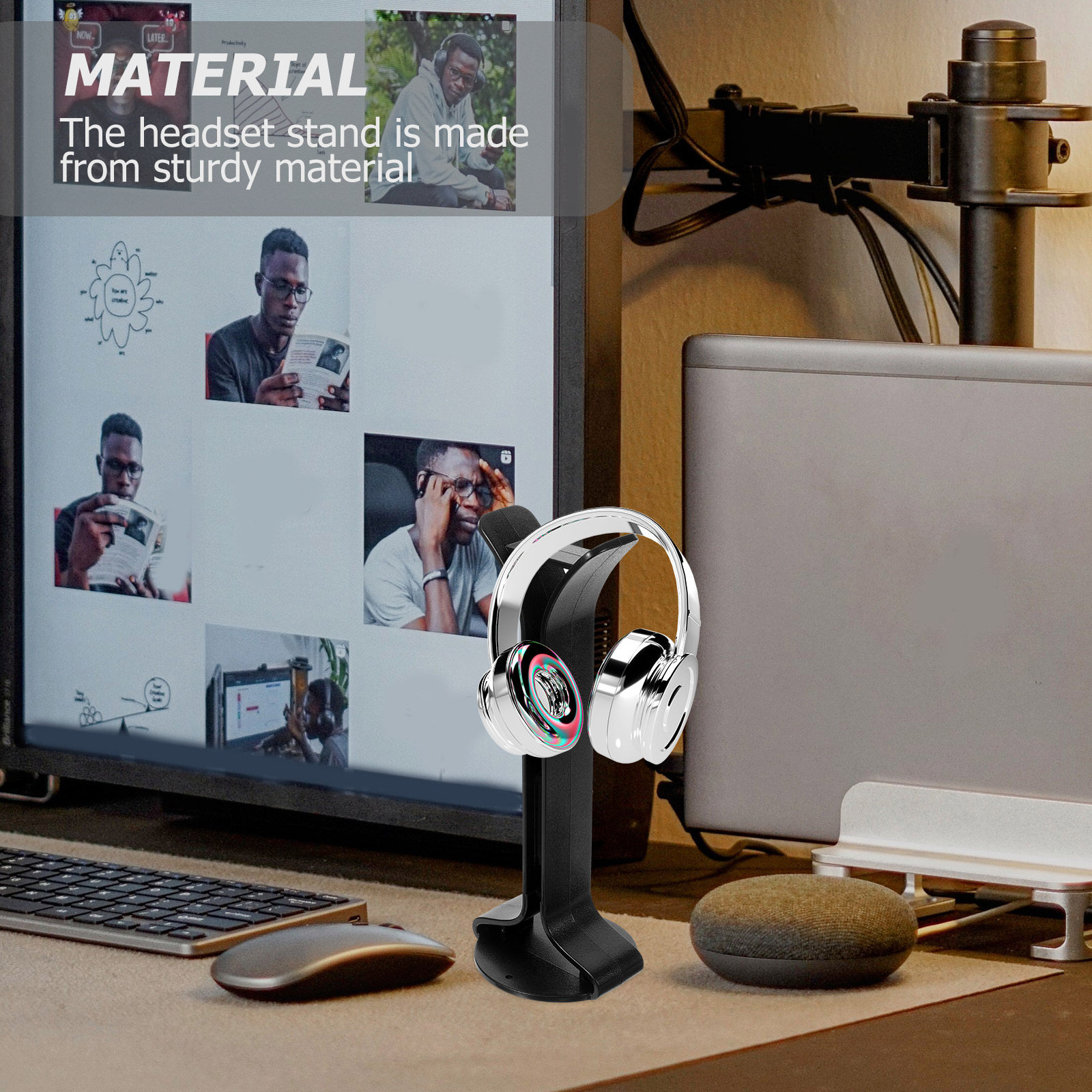Sturdy Headphone Stand Headset - Headphone Stand Desk ulasan dan harga