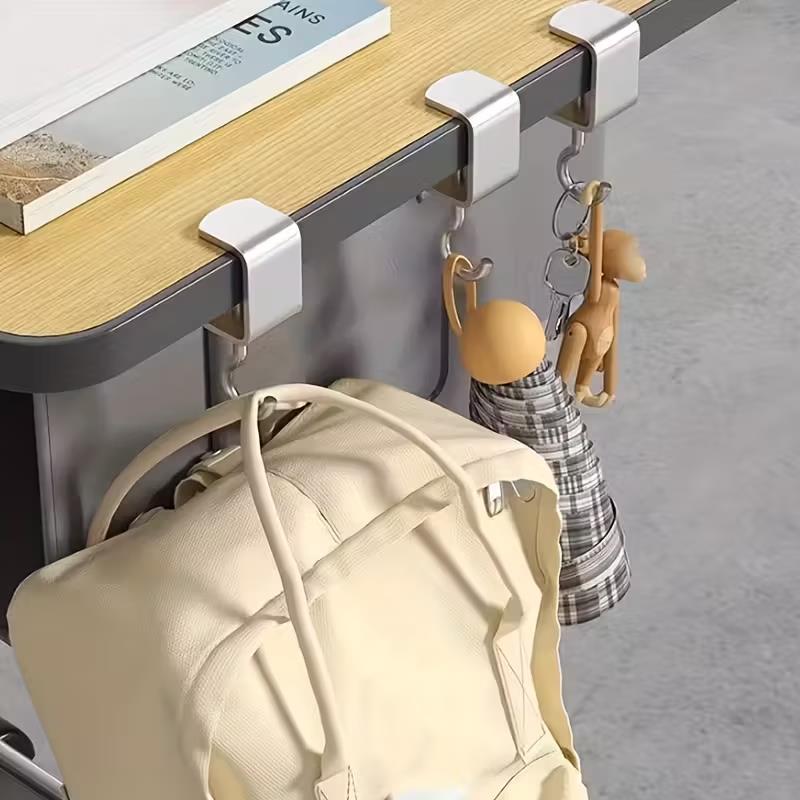 4pcs Removable Desk Hooks: Bac - Headphone Stand Desk ulasan dan harga