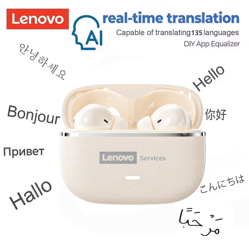 Lenovo 2026 AI Real Time Trans - Earbuds Charging Case ulasan dan harga