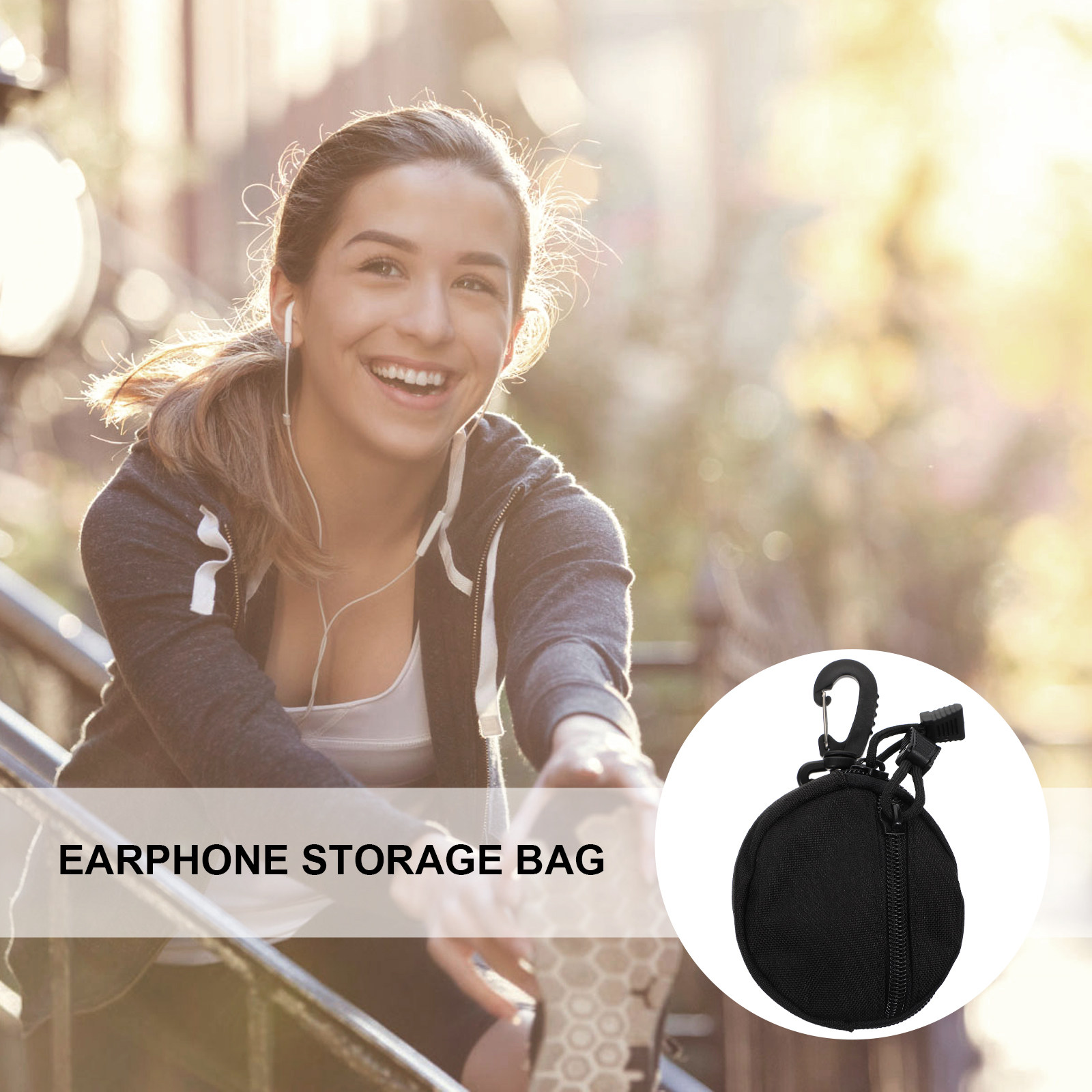 Polyester Multi-Purpose Hangin - Sports Earphone Hook ulasan dan harga