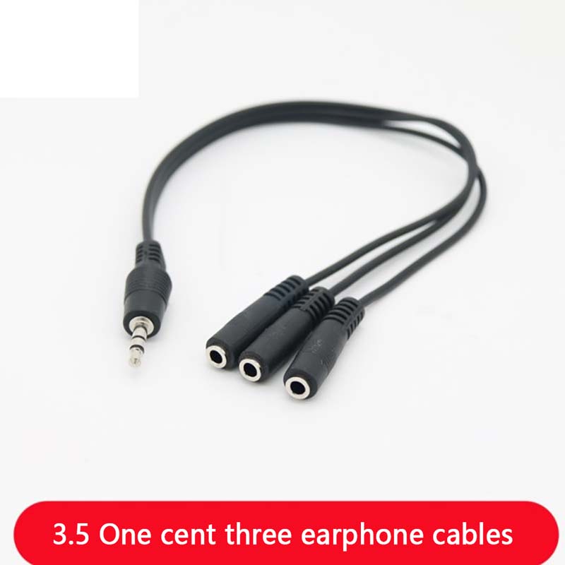 【C】3.5mm 3-Way Port Aux Audio  - Earphone Splitter Jack ulasan dan harga