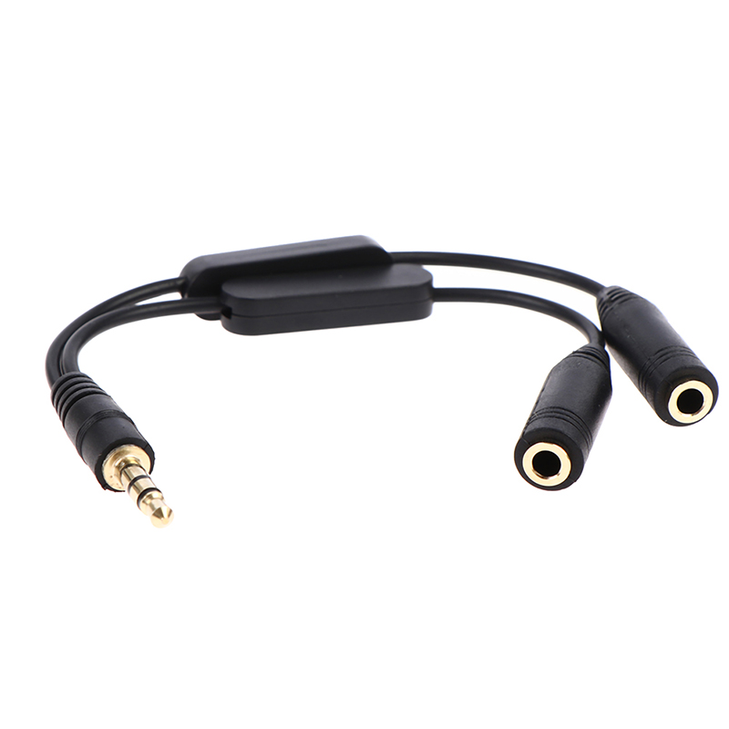 1pc 1 In 2 Out 3.5mm Stereo Ma - Audio Splitter Y ulasan dan harga