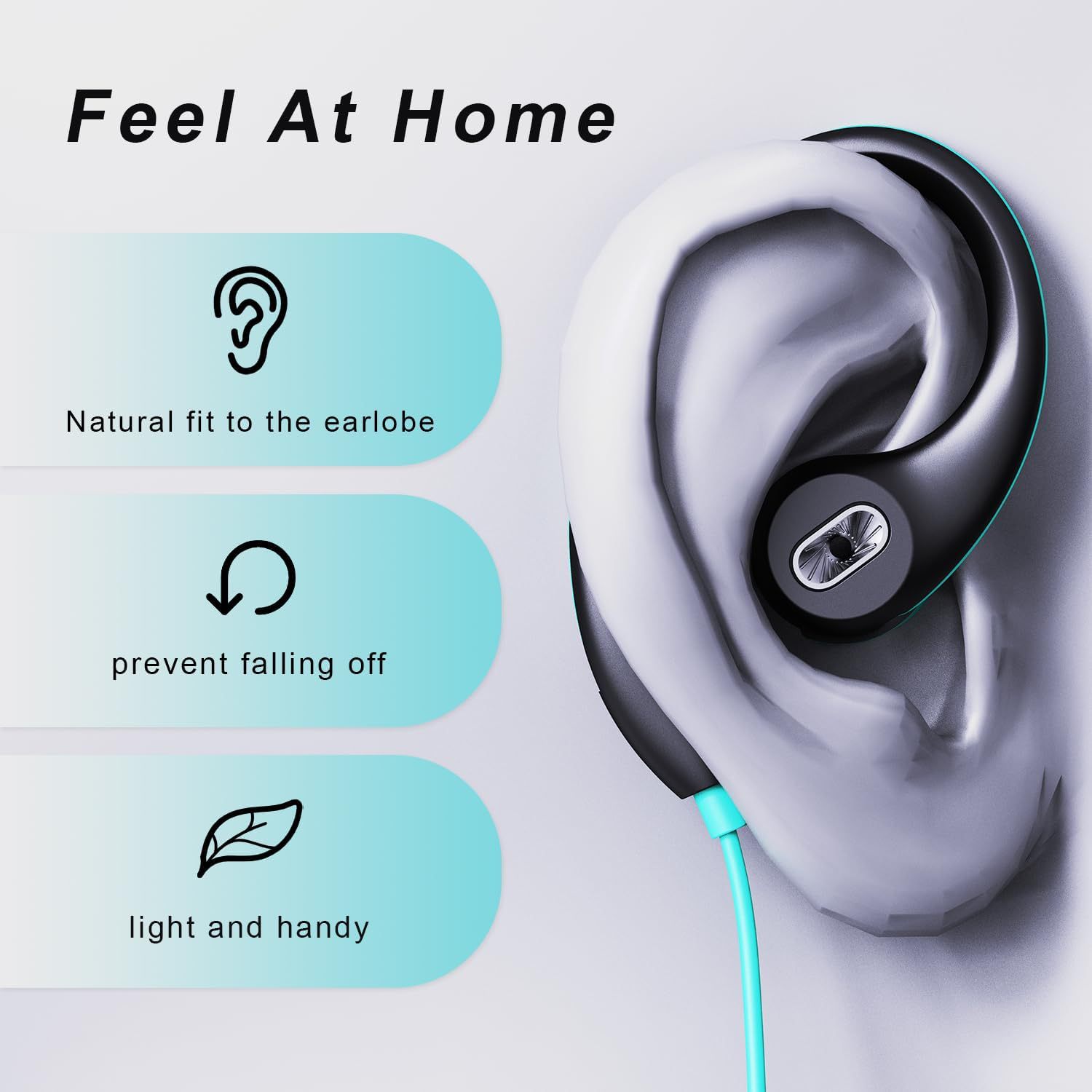 Fashion 3.5mm Ear-Hook Wired S - Sports Earphone Hook ulasan dan harga