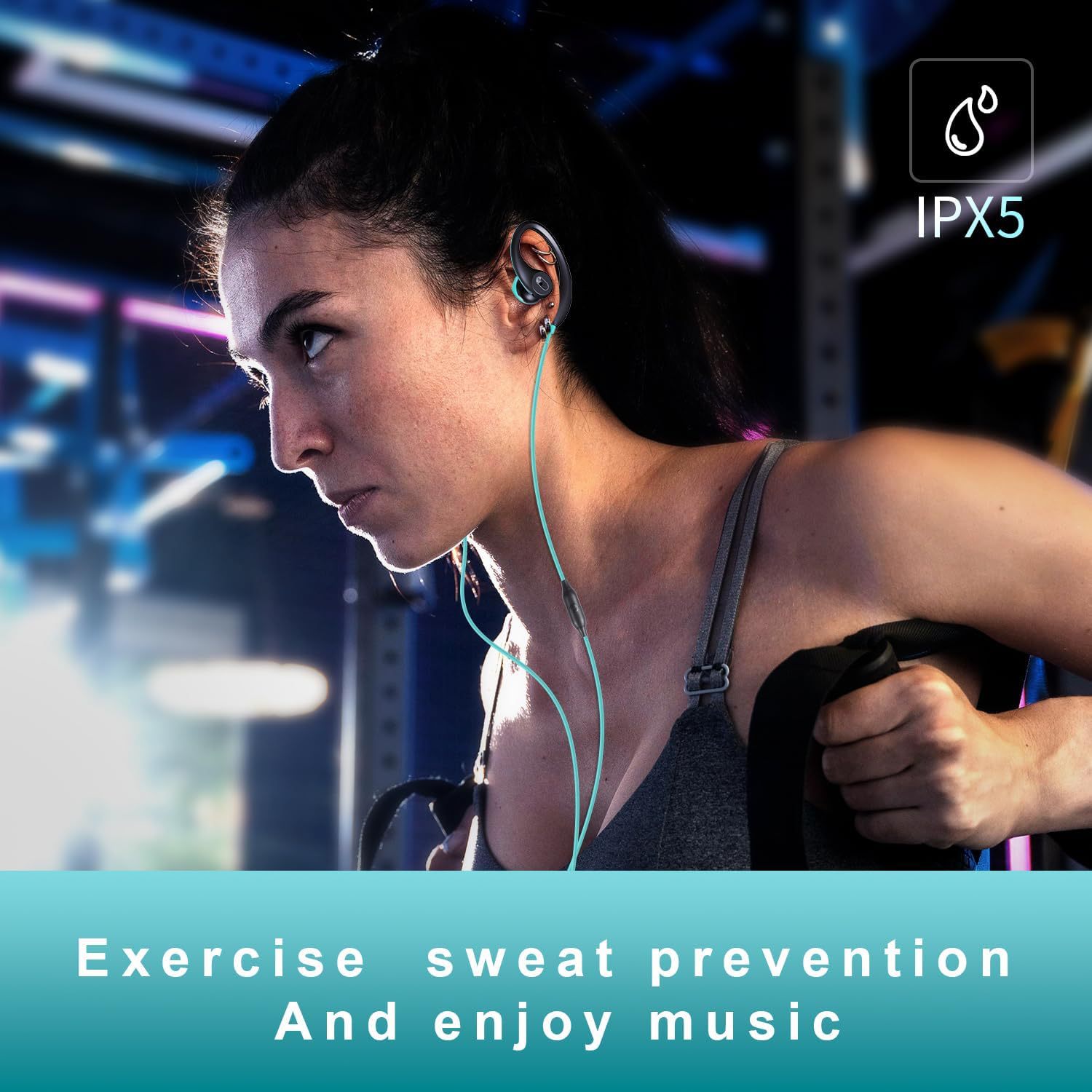Fashion 3.5mm Ear-Hook Wired S - Sports Earphone Hook ulasan dan harga