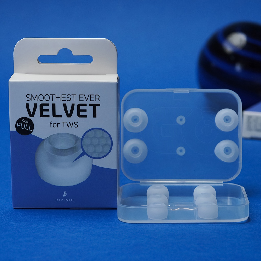 Divinus Velvet Eartips For TWS - Wireless Earbuds Tws ulasan dan harga