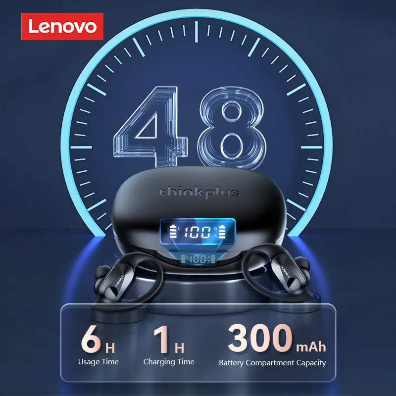 Original Lenovo LP75 TWS Bluet - Sports Earphone Hook ulasan dan harga