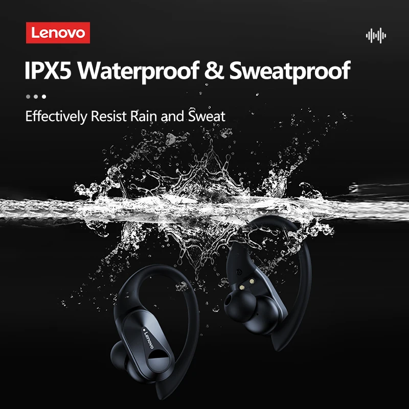 Original Lenovo LP75 TWS Bluet - Sports Earphone Hook ulasan dan harga