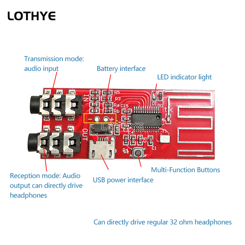 Bluetooth 5.0 Stereo Bluetooth - Bluetooth Adapter Receiver ulasan dan harga
