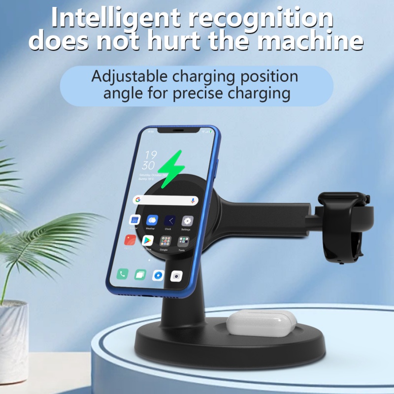 New 3-in-1 magnetic wireless c - Headphone Stand Desk ulasan dan harga