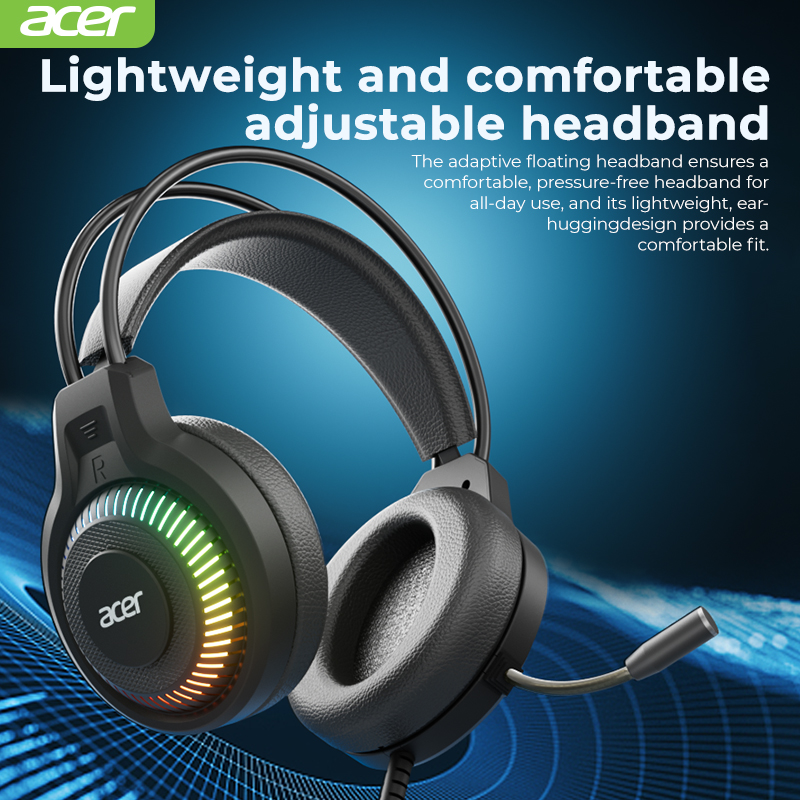 RGB Cool Lighting Wired Earpho - Gaming Headset Rgb ulasan dan harga