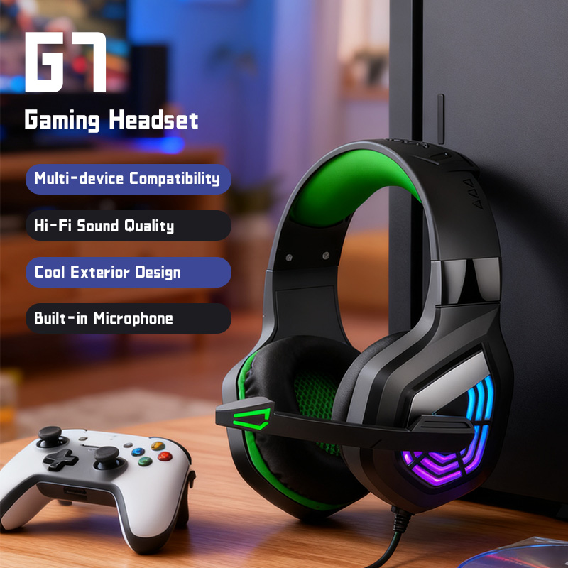 G7 Gaming Headset With Noise-c - Gaming Headset Rgb ulasan dan harga