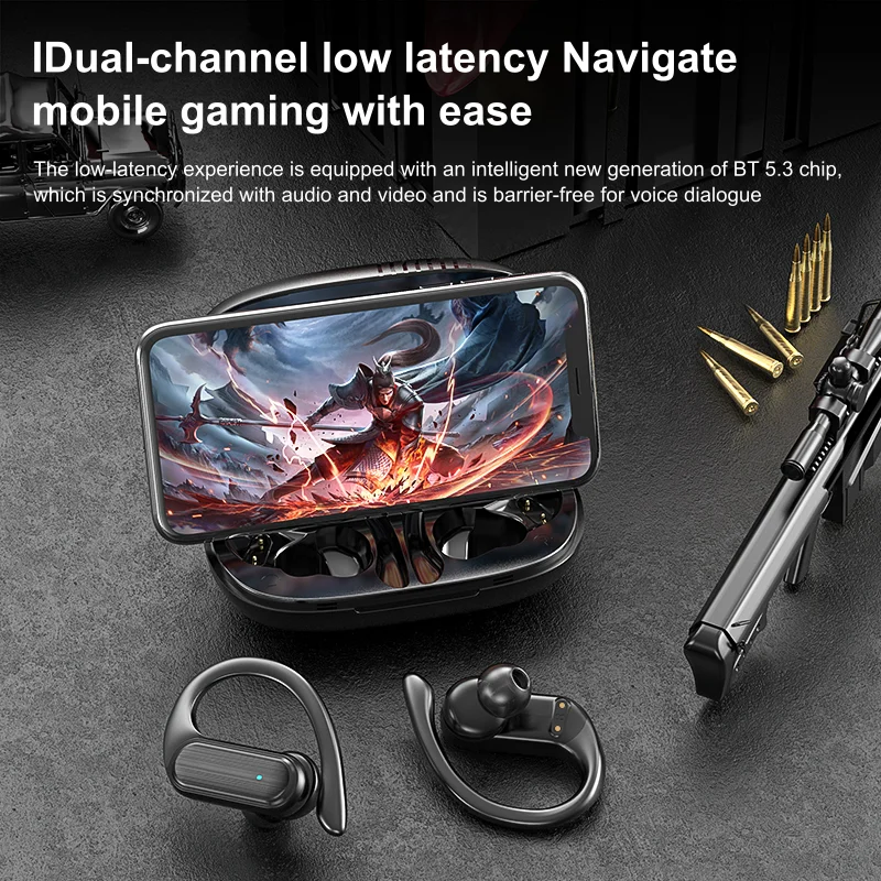 For CB&JBL Bluetooth TWS Wirel - Sports Earphone Hook ulasan dan harga